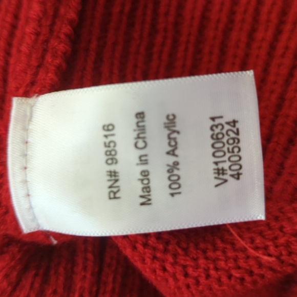 Coldwater Creek Red Sweater with Cap Sleeves - Picture 14 of 16